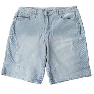Seven7 Distressed Striped Shorts